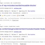 ایندکس شدن پوشه‌های wp-includes و wp-content